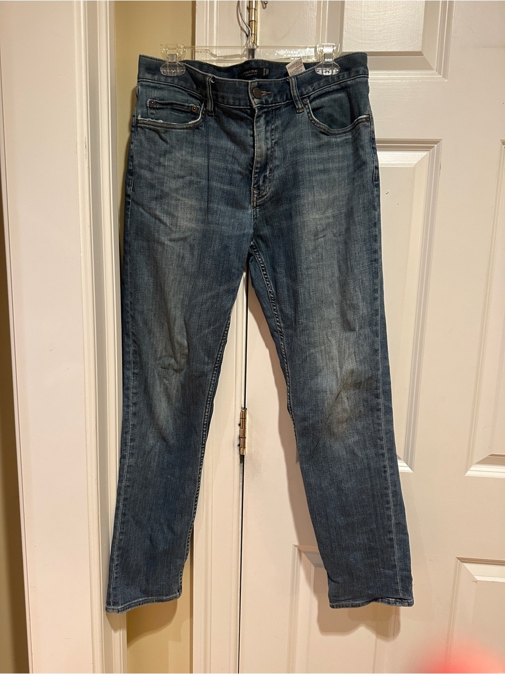 Banana Republic Athletic Tapered Fit Jeans Men’s 32x32 Medium Wash Stretch Denim